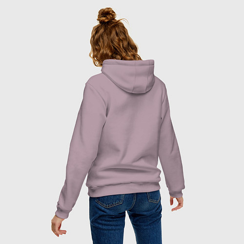 Женская толстовка-худи Хаято - Ветролом / Сиреневый – фото 4