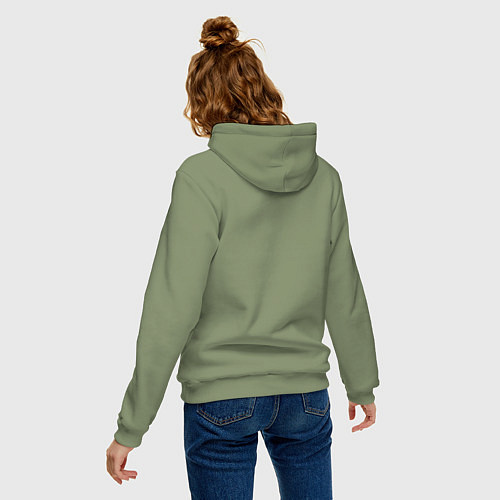 Женская толстовка-худи Врач акушер / Авокадо – фото 4