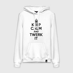 Женская толстовка-худи Keep Calm & Twerk it