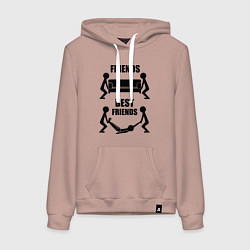 Женская толстовка-худи Best friends