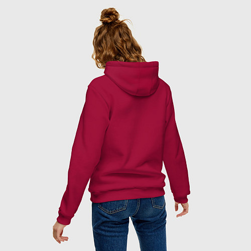 Женская толстовка-худи Freddy FNAF / Маджента – фото 4