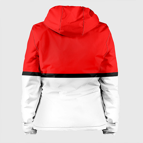 Женская куртка Покеболл / 3D-Белый – фото 2