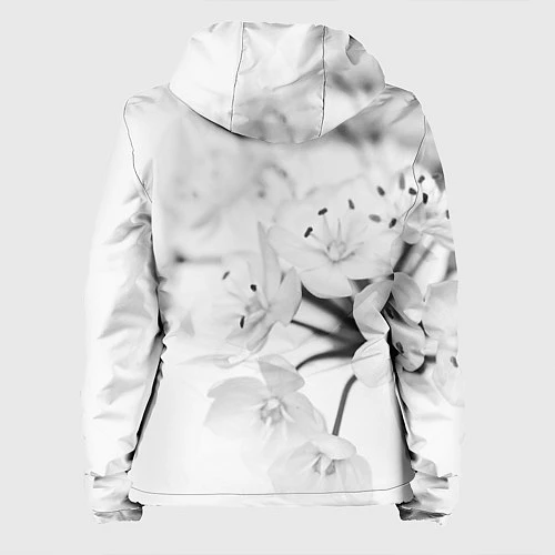 Женская куртка Белая сакура / 3D-Белый – фото 2