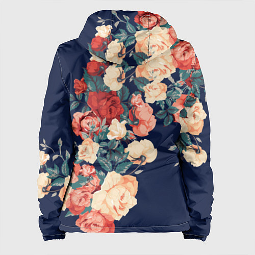 Женская куртка Fashion flowers / 3D-Белый – фото 2