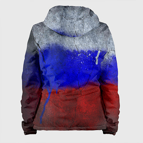 Женская куртка Русский триколор / 3D-Белый – фото 2