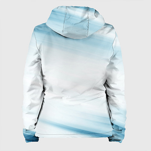 Женская куртка Абстракция / 3D-Белый – фото 2