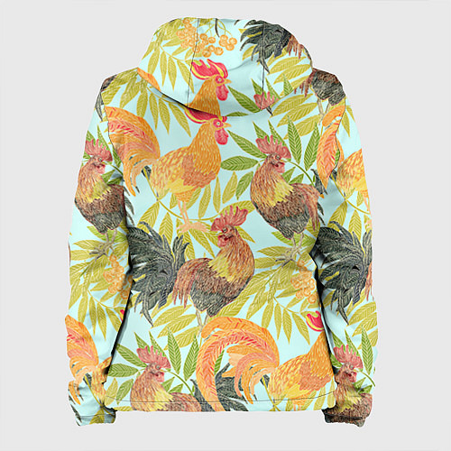 Женская куртка Год петуха 2017 / 3D-Черный – фото 2