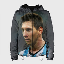 Куртка с капюшоном женская Leo Messi, цвет: 3D-черный