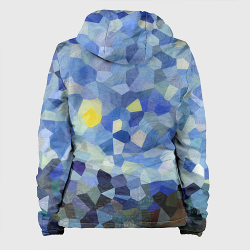 Женская куртка Звездная ночь / 3D-Белый – фото 2