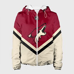 Куртка с капюшоном женская NHL: Arizona Coyotes, цвет: 3D-белый