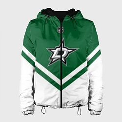 Куртка с капюшоном женская NHL: Dallas Stars, цвет: 3D-черный
