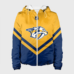 Куртка с капюшоном женская NHL: Nashville Predators, цвет: 3D-белый