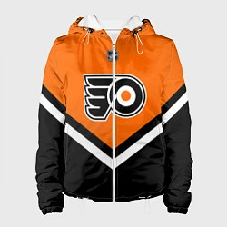 Куртка с капюшоном женская NHL: Philadelphia Flyers, цвет: 3D-белый