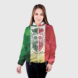 Куртка с капюшоном женская Мексика, цвет: 3D-белый — фото 2