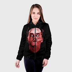 Куртка с капюшоном женская Dark Moriarty, цвет: 3D-черный — фото 2