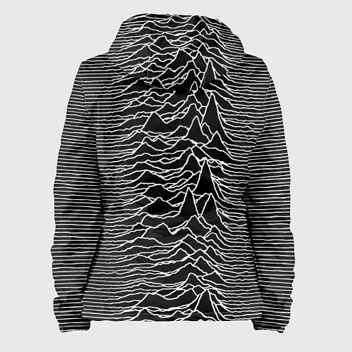 Женская куртка Joy Division: Unknown Pleasures / 3D-Белый – фото 2