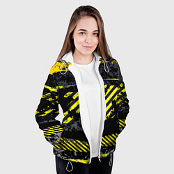 Куртка с капюшоном женская Grunge Line, цвет: 3D-белый — фото 2