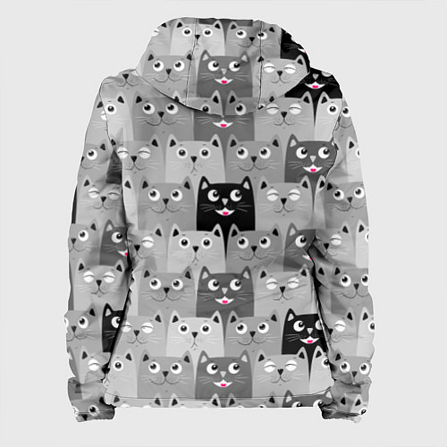 Женская куртка Котейки / 3D-Белый – фото 2