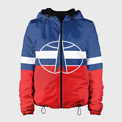 Женская куртка Флаг космический войск РФ