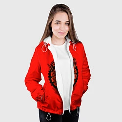 Куртка с капюшоном женская СССР, цвет: 3D-белый — фото 2
