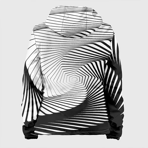 Женская куртка Оптический узор / 3D-Белый – фото 2