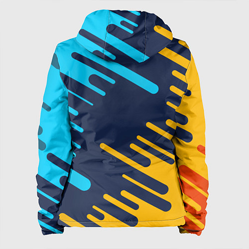 Женская куртка Абстракция / 3D-Черный – фото 2