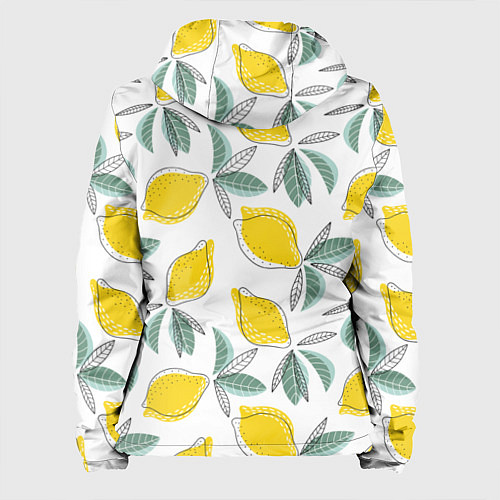 Женская куртка Лимончики / 3D-Белый – фото 2