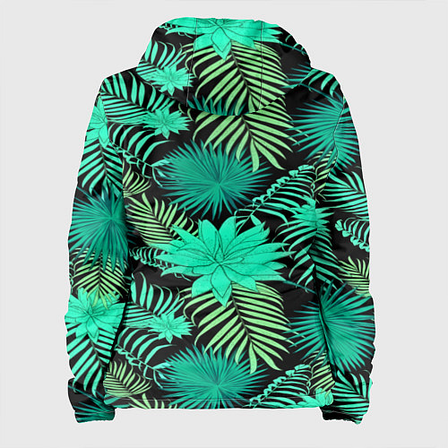 Женская куртка Tropical pattern / 3D-Черный – фото 2