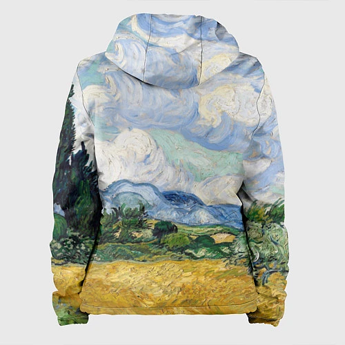 Женская куртка Ван Гог Картина / 3D-Белый – фото 2
