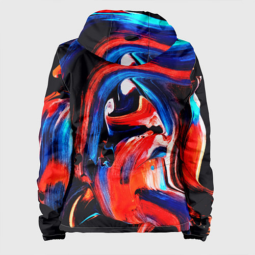 Женская куртка Узоры красок / 3D-Черный – фото 2