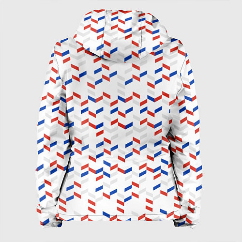 Женская куртка Россия: триколор-узор / 3D-Белый – фото 2