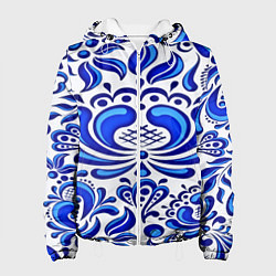 Женская куртка Роспись гжель