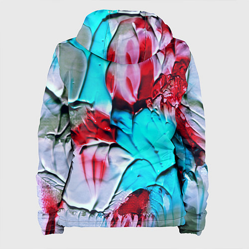 Женская куртка Акварель / 3D-Белый – фото 2