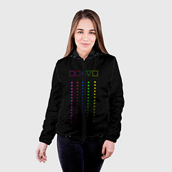 Куртка с капюшоном женская Поздравляю, ты Русский!, цвет: 3D-черный — фото 2