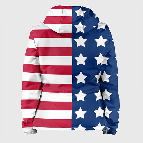 Женская куртка USA Flag / 3D-Белый – фото 2