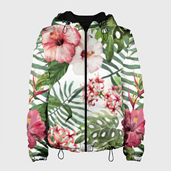 Куртка с капюшоном женская Таинственный остров, цвет: 3D-черный