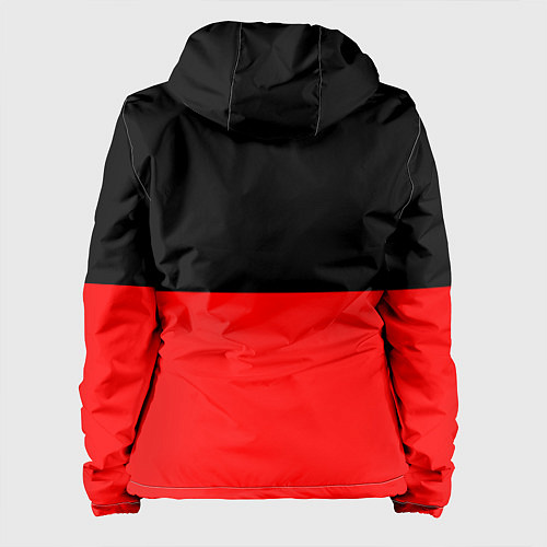 Женская куртка АлисА: Черный & Красный / 3D-Белый – фото 2