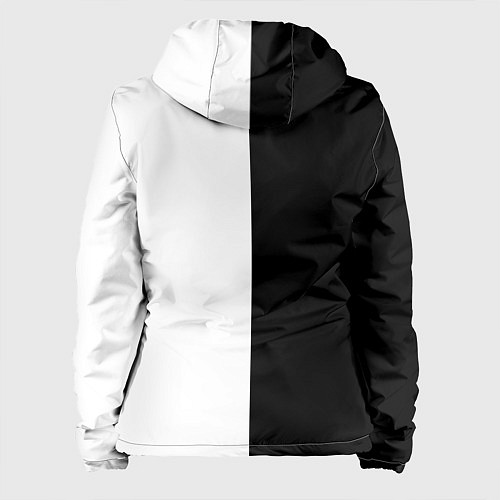 Женская куртка HU: Black & White / 3D-Белый – фото 2