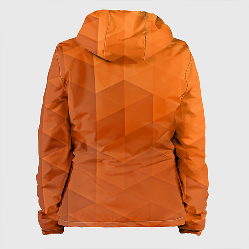 Женская куртка Orange abstraction / 3D-Белый – фото 2