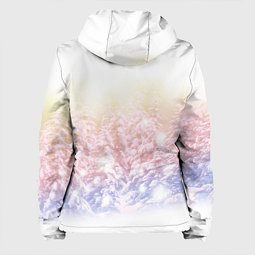 Женская куртка Зимний лес / 3D-Белый – фото 2