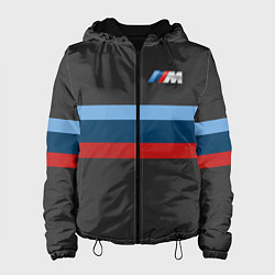 Куртка с капюшоном женская BMW 2018 M Sport, цвет: 3D-черный