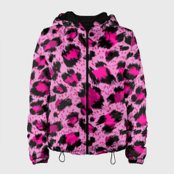 Женская куртка Розовый леопард