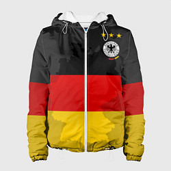 Куртка с капюшоном женская Сборная Германии, цвет: 3D-белый