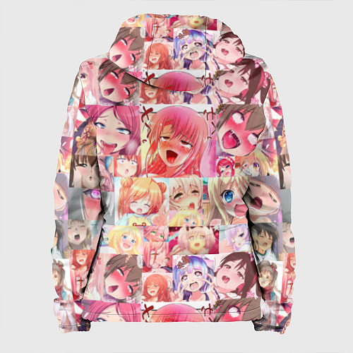 Женская куртка Ahegao / 3D-Белый – фото 2