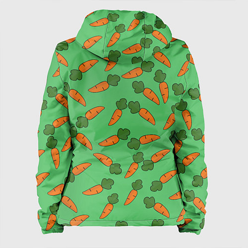 Женская куртка Любитель морковки / 3D-Черный – фото 2