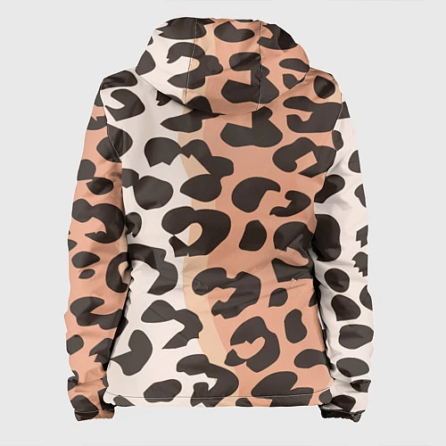 Женская куртка Шкура леопарда / 3D-Белый – фото 2