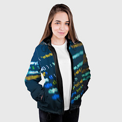 Куртка с капюшоном женская Programming Collection, цвет: 3D-черный — фото 2