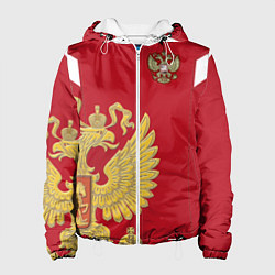 Куртка с капюшоном женская Сборная России: эксклюзив, цвет: 3D-белый