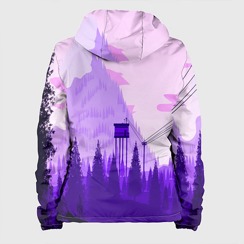 Женская куртка Firewatch: Violet Wood / 3D-Белый – фото 2