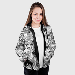 Куртка с капюшоном женская AHEGAO, цвет: 3D-черный — фото 2